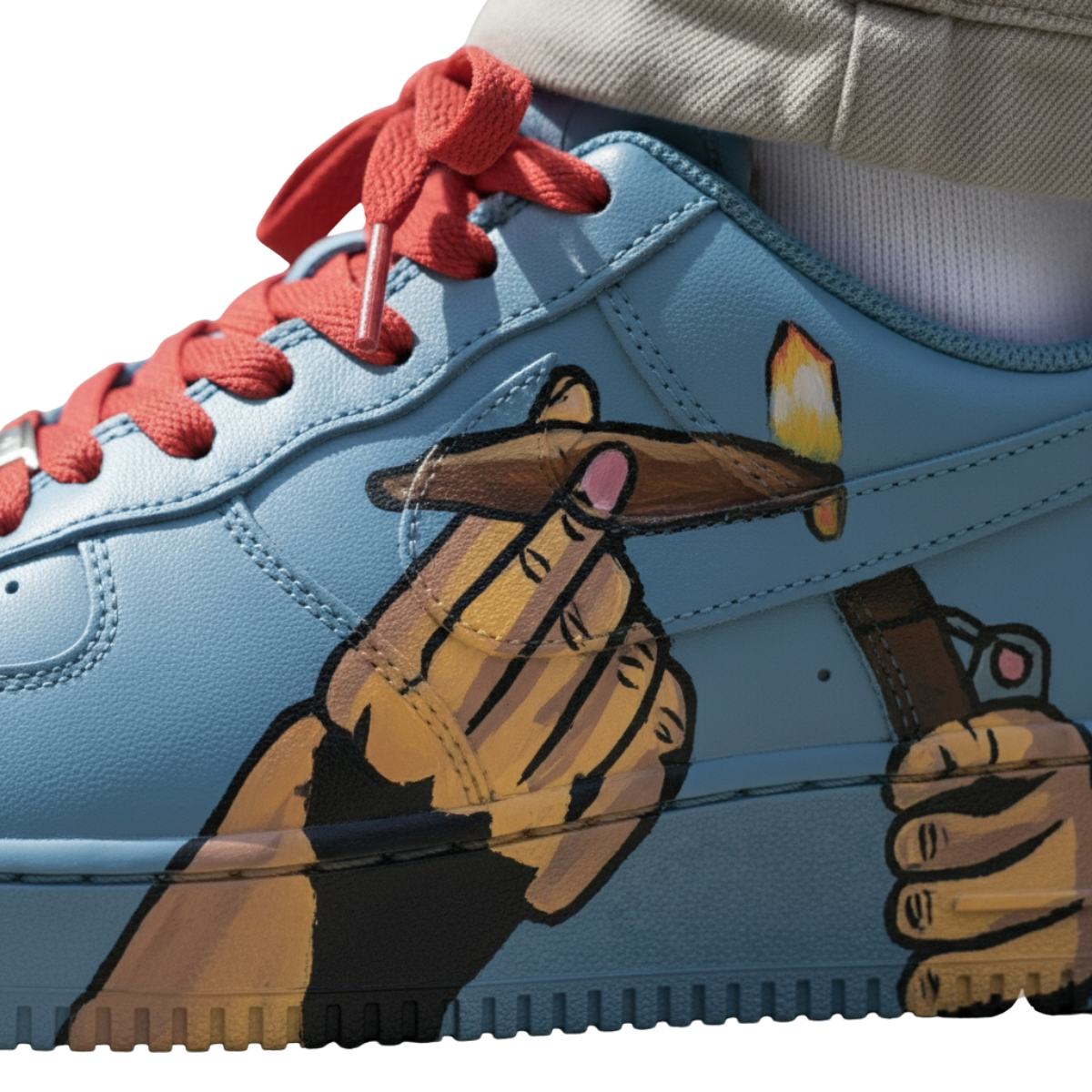Cuban Cigar Art | Custom Nike Air Force 1 - Image 7