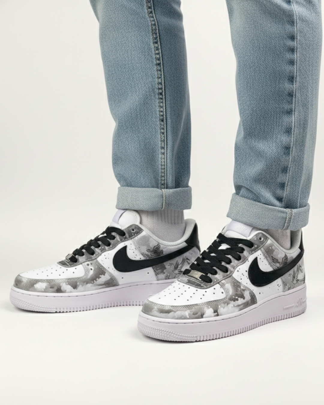Cloud Stride | Custom Nike Air Force 1 - Image 7