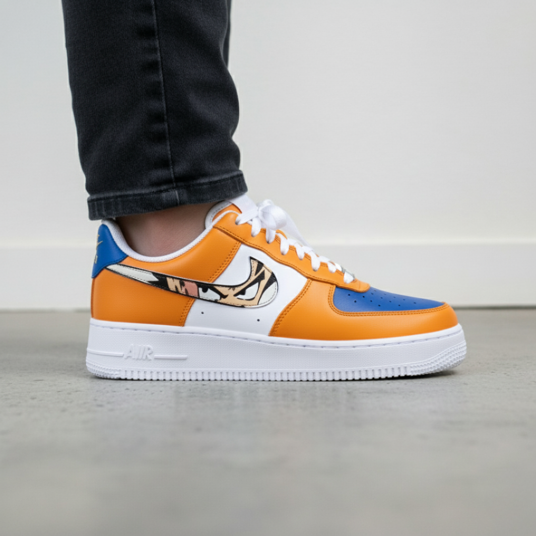 Goku X Vegeta Art | Custom Nike Air Force 1 - Image 2
