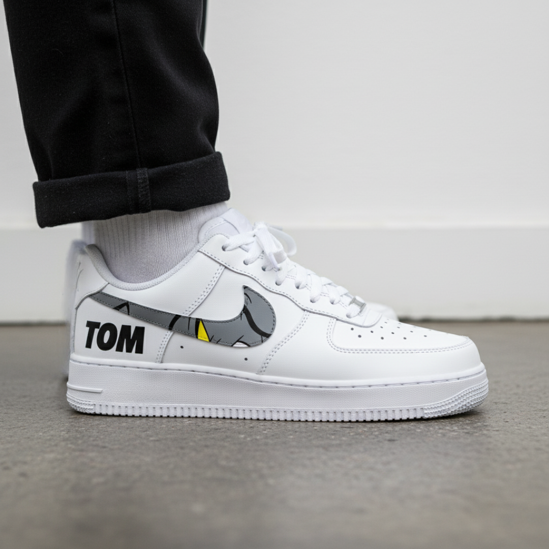 Tom And Jerry Art | Custom Nike Air Force 1 - Image 3