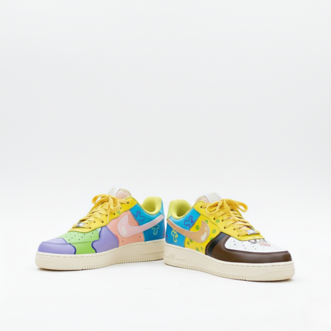 Spongebob X Patrick | Custom Nike Air Force 1